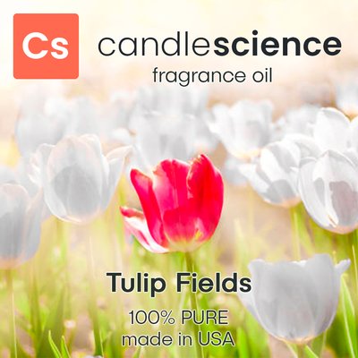 Аромамасло CandleScience - Tulip Fields (Тюльпаны), 50 мл CS079