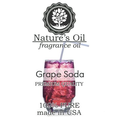 Аромамасло Nature's Oil - Grape Soda (Виноградная сода), 10 мл NO35