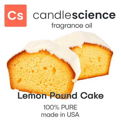 Аромамасло CandleScience - Lemon Pound Cake (Лимонный кекс), 5 мл CS029