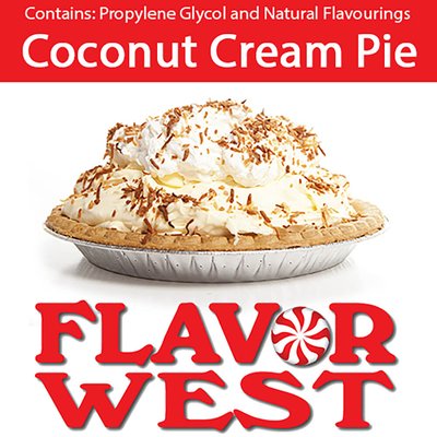 Ароматизатор FlavorWest - Coconut Cream Pie (Кокосовый пирог), 50 мл FW049