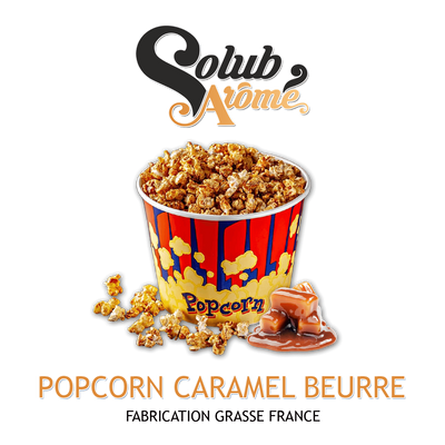 Ароматизатор Solub Arome - Popcorn caramel beurre (Попкорн с карамелью), 1л SA100