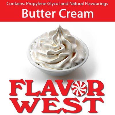 Ароматизатор FlavorWest - Butter Cream (Масляний крем), 10 мл FW025