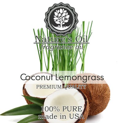 Аромамасло Nature's Oil - Coconut Lemongrass (Кокосовый лимонник), 10 мл NO24