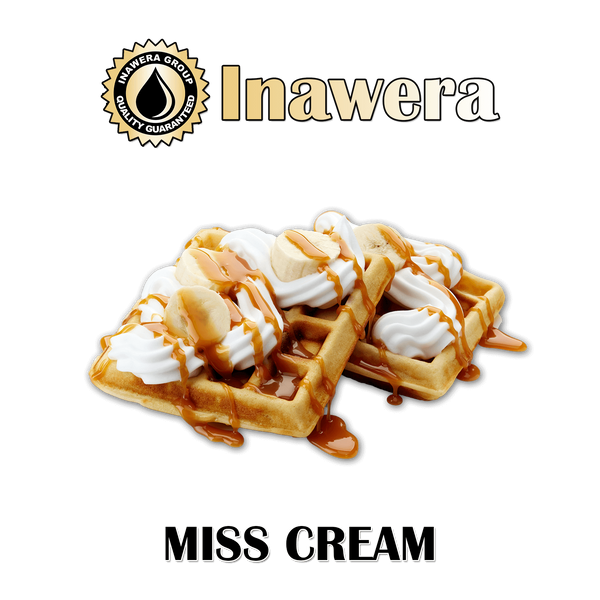 Ароматизатор Inawera - Miss Cream (Вафлі з кремом), 10 мл INW065