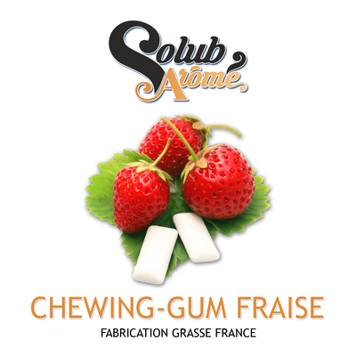 Ароматизатор Solub Arome - Chewing-gum Fraise (Полунична жуйка), 1л SA027