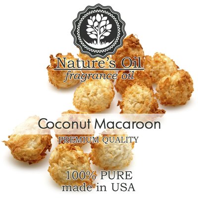 Аромамасло Nature's Oil - Coconut Macaroon (Кокосовый Макарун), 100 мл NO25