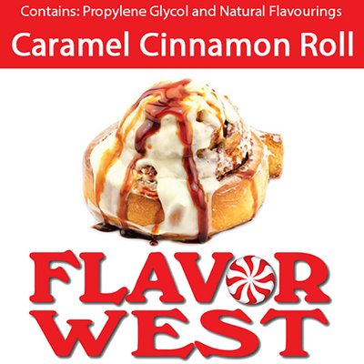 Ароматизатор FlavorWest - Caramel Cinnamon Roll (Булочка с карамелью и корицей), 50 мл FW039