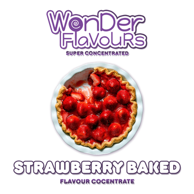 Ароматизатор Wonder Flavours (SC) - Strawberry Baked (Запеченная клубника), 10 мл WF038