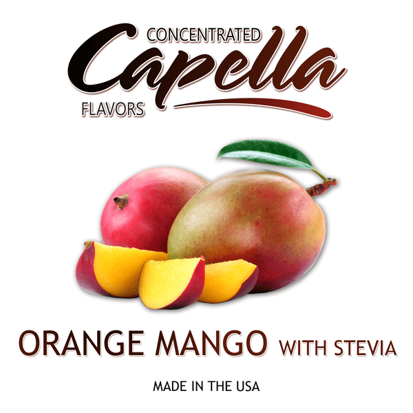 Ароматизатор Capella - Orange Mango with Stevia (Оранжевый Манго со Стевией), 5 мл CP117