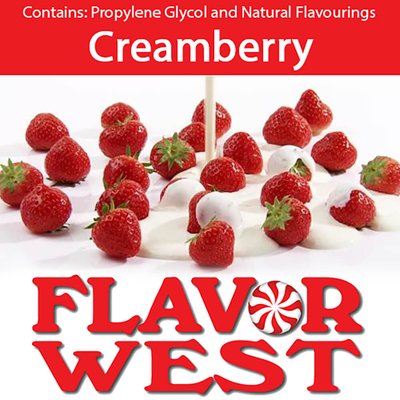 Ароматизатор FlavorWest - Creamberry (Клубника и Ягоды со сливками), 50 мл FW053