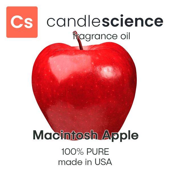 Аромаолія CandleScience - Macintosh Apple (Яблуко Макінтоша), 5 мл CS033
