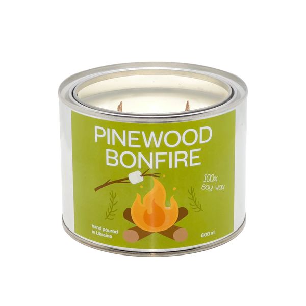 Ароматична свічка Pinewood Bonfire (Димова сосна), 500 мл RR011