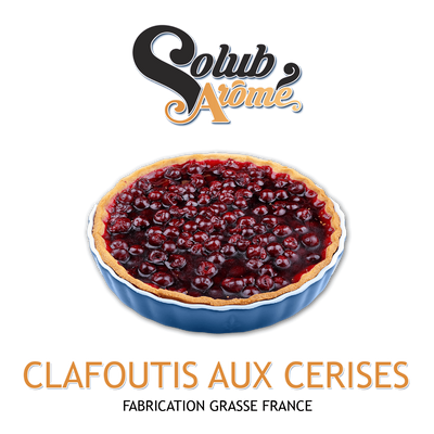Ароматизатор Solub Arome - Clafoutis aux Cerises (Сливочный бисквит со спелой вишней), 10 мл SA033