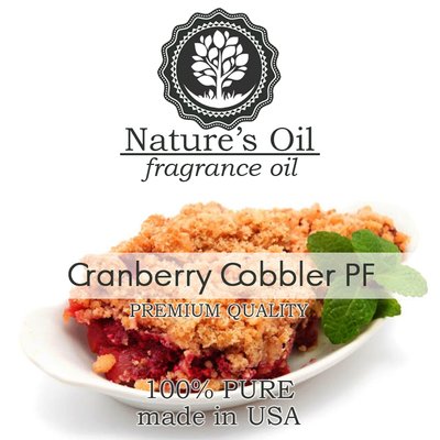 Аромамасло Nature's Oil - Cranberry Cobbler PF (Клюквенный пирог), 10 мл NO28