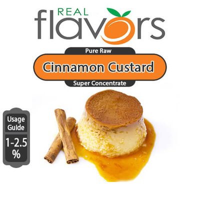 Ароматизатор Real Flavors - Cinnamon Custard (Крем із корицею), 50 мл RF020-50