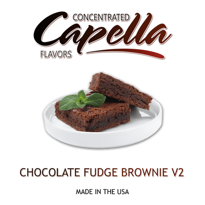 Ароматизатор Capella - Chocolate Fudge Brownie v2 (Шоколадный Пирог), 5 мл CP034