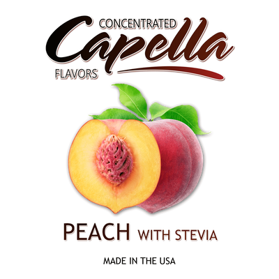 Ароматизатор Capella - Peach with Stevia (Персик зі стевією), 1л CP124