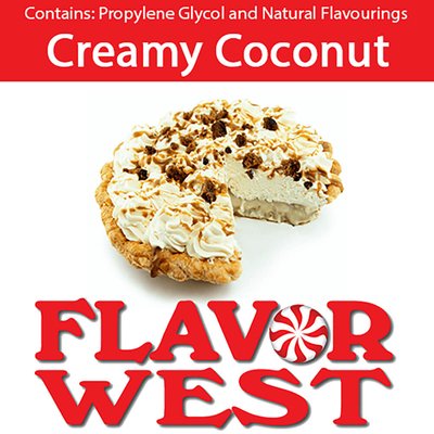 Ароматизатор FlavorWest - Creamy Coconut (Кремовый кокос), 50 мл FW055