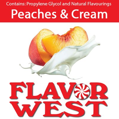 Ароматизатор FlavorWest - Peaches & Cream (Персик и крем), 50 мл FW105