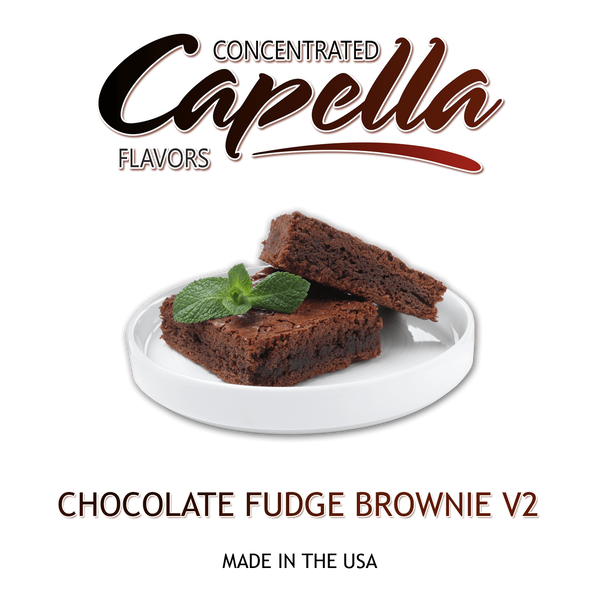 Ароматизатор Capella - Chocolate Fudge Brownie v2 (Шоколадний Пиріг), 10 мл CP034