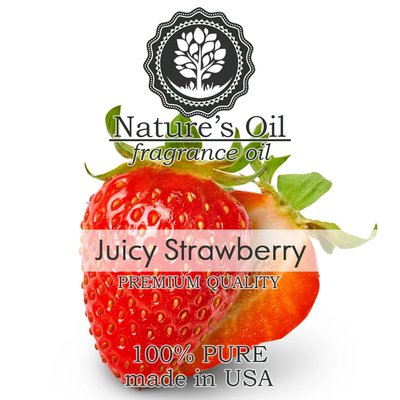 Аромамасло Nature's Oil - Juicy Strawberry (Сочная клубника), 100 мл NO42