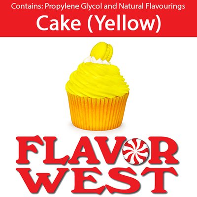 Ароматизатор FlavorWest - Cake Yellow (Желтое пирожное), 50 мл FW031