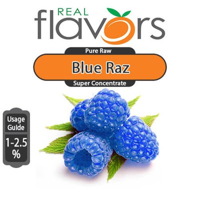 Ароматизатор Real Flavors - Blue Raz (Малина та чорниця), 100 мл RF011-100