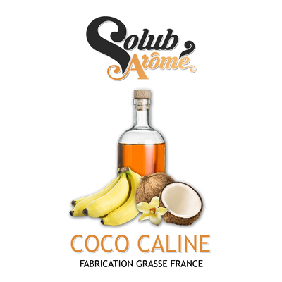 Ароматизатор Solub Arome - Coco Caline (Сочетание банана, кокоса, ванили и рома), 5 мл SA035