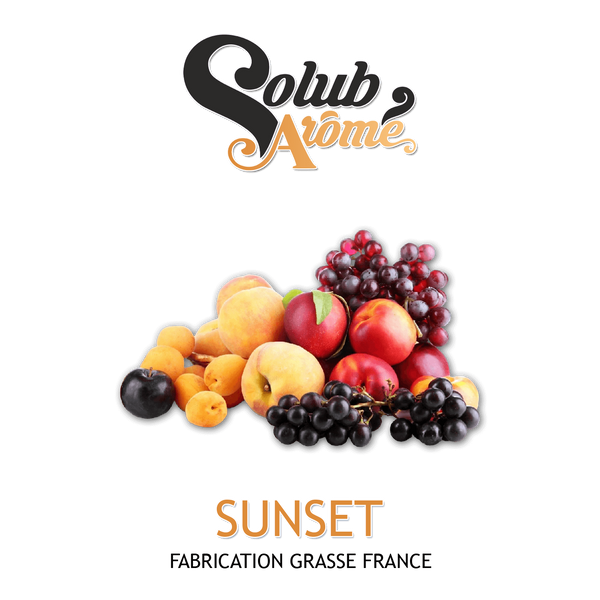 Ароматизатор Solub Arome - Sunset (Червоні ягоди з персиком та виноградом), 1л SA148