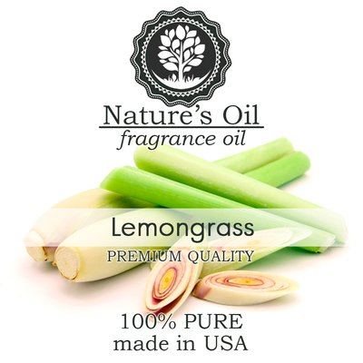 Аромамасло Nature's Oil - Lemongrass (Лемонграсс), 100 мл NO104