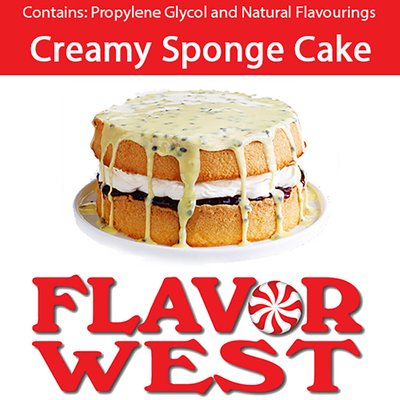 Ароматизатор FlavorWest - Creamy Sponge Cake (Сливочный бисквит), 50 мл FW057
