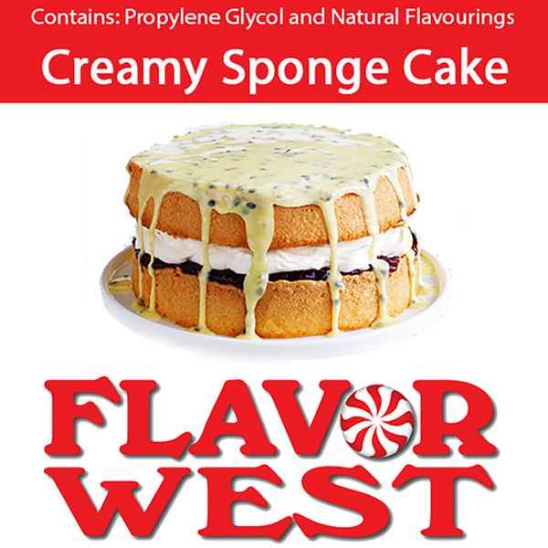 Ароматизатор FlavorWest - Creamy Sponge Cake (Сливочный бисквит), 5 мл FW057