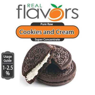 Ароматизатор Real Flavors - Cookies and Cream (Печиво з кремом), 5 мл RF022