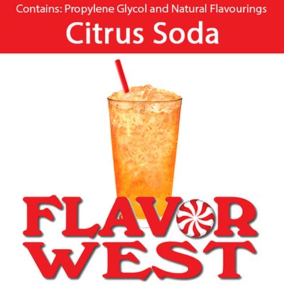 Ароматизатор FlavorWest - Citrus Soda (Цитрусовая содовая), 50 мл FW047