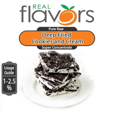 Ароматизатор Real Flavors - Deep Fried Cookies and Cream (Смажене печиво та крем), 50 мл RF024-50