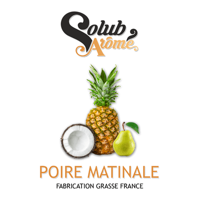 Ароматизатор Solub Arome - Poire matinale (Ромова груша с кокосом и ананасом), 1л SA098