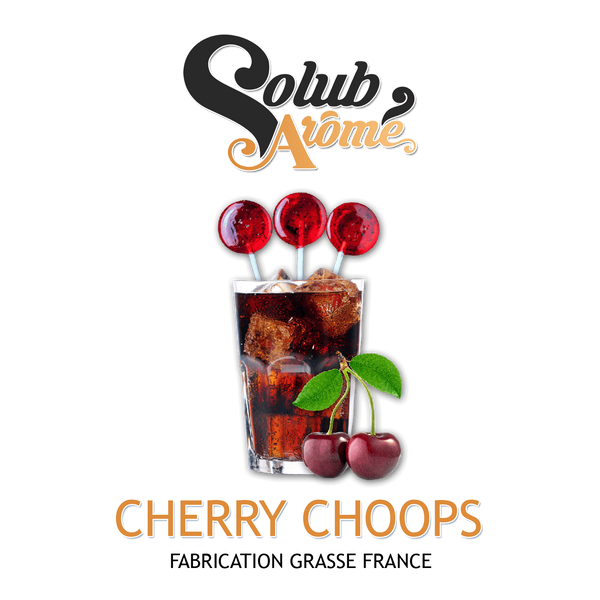 Ароматизатор Solub Arome - Cherry Choops (Вишнева кола в чупа-чупсі), 100 мл SA028