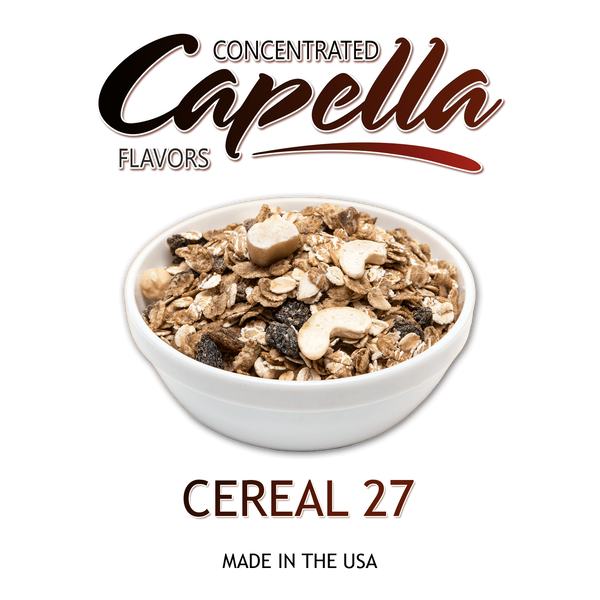 Ароматизатор Capella - Cereal 27 (Пластівці з молоком), 30 мл CP028