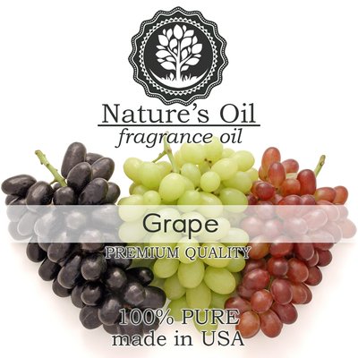 Аромамасло Nature's Oil - Grape (Виноград), 10 мл NO34